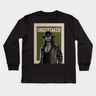 The Undertaker Vintage Kids Long Sleeve T-Shirt